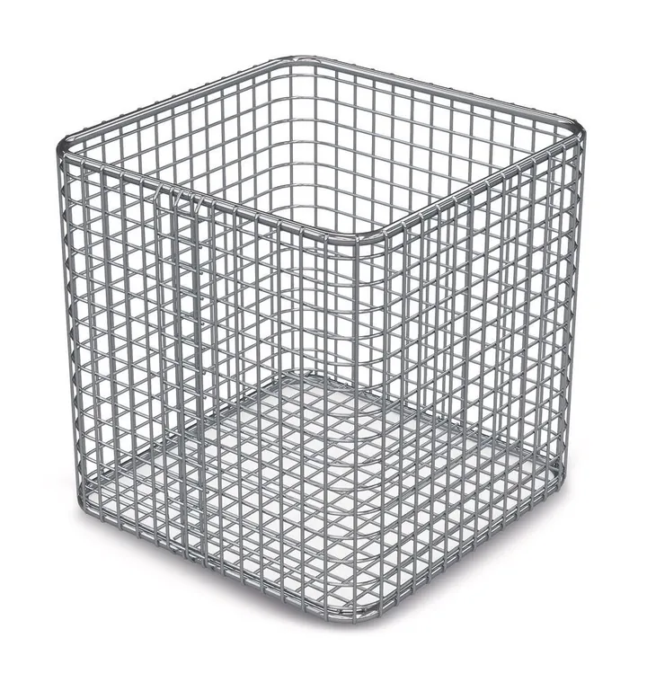 Coș Rotilabo® sterilizabil, oțel inoxidabil, oțel inoxidabil, L 140xW 140xH 140 mm — Carl Roth, cod L042.1