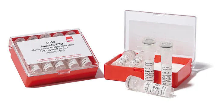 ROTI®Mix PCR 3, 10 mM (fiecare dNTP), 40 mM (total), 1 ml, plastic — Carl Roth, cod L785.2