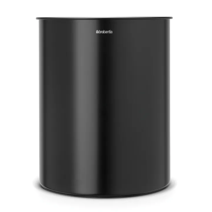 Coș de hârtie, din plăci de oțel galvanizat, negru, 15 l, 1 bucată — Carl Roth, cod L909.1