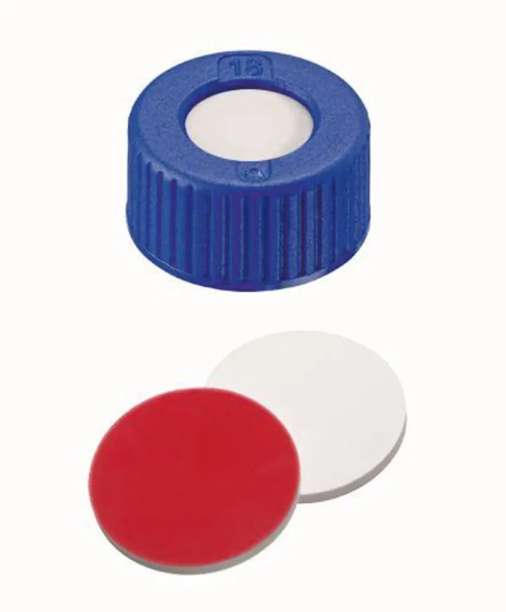 Capace cu filet cu orificiu, PP, ND9, Sept Silicon/PTFE UltraCl., 1.0 mm 55° — Carl Roth, cod LC11.1