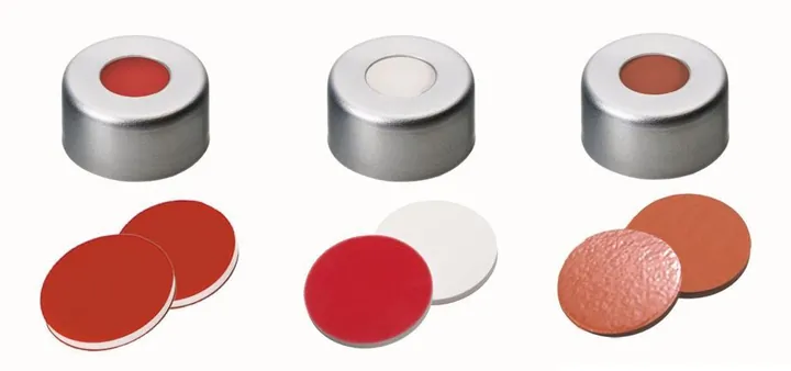 Capace cu flanșă cu orificiu, Al, ND11, Sept butil/PTFE, 1.3 mm, 55° — Carl Roth, cod LC30.1