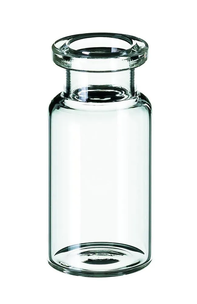 Rotilabo® flacoane cu margine rulată, gât lung, ND20, fund plat, 10 ml, Ø 22.5xH 46mm — Carl Roth, cod LC65.1