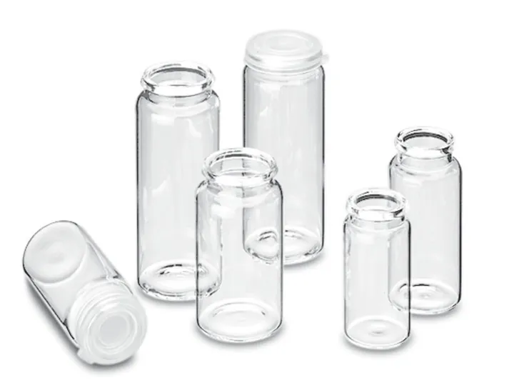 Rotilabo®-snap-cap flacoane ND18, 5 ml, Ø 20 x H 40 mm, sticlă clară, 100 bucăți — Carl Roth, cod LC82.1