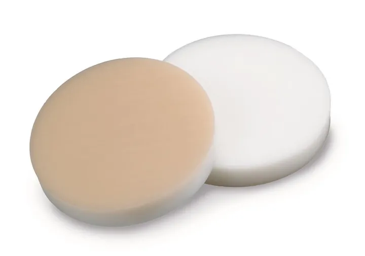 Septe Ø 22 mm, ND24, 3.2 mm, 45°, silicon natur./PTFE bej EPA-quali. — Carl Roth, cod LE00.1
