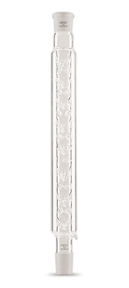 Coloană Vigreux, DURAN®, manta de vid din sticlă, H 200 mm, L 300 mm, manșon/șlif 14/23 — Carl Roth, cod LE24.1