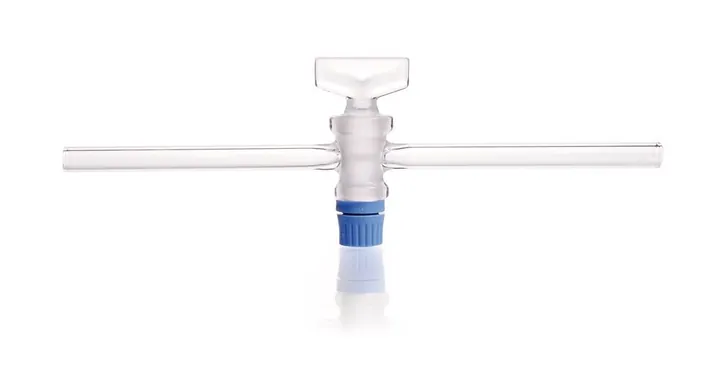 Robinet cu o singură cale, robinet din sticlă SBW, șlif DURAN®, 12.5, Ø tub 10mm — Carl Roth, cod LP10.1