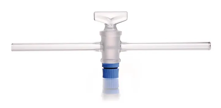 Robinet cu o cale, robinet din sticlă SBW, șlif DURAN®, 18.8, Ø tub 10mm — Carl Roth, cod LP11.1