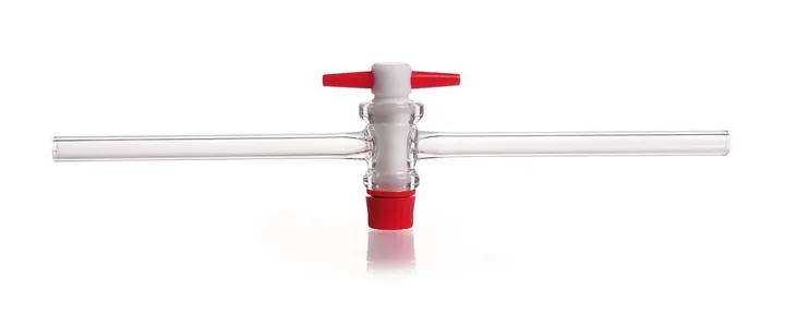 Robineți cu o cale, robinet PTFE DURAN®,, pentru șlif 12.5, Ø tub 8 mm — Carl Roth, cod LP13.1