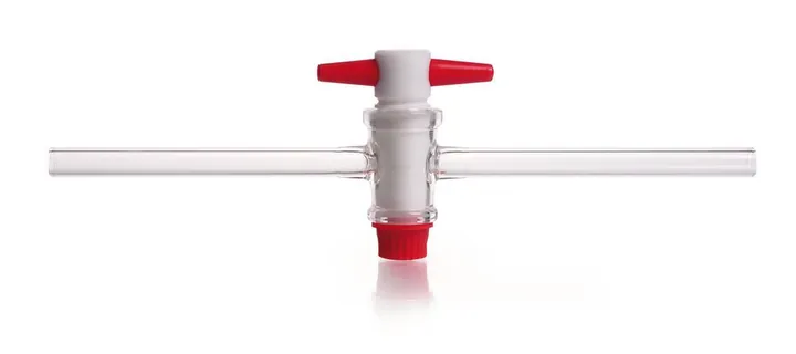 Robineți cu o cale, robinet PTFE DURAN®,, pentru șlif 18.8, Ø tub 10 mm — Carl Roth, cod LP17.1