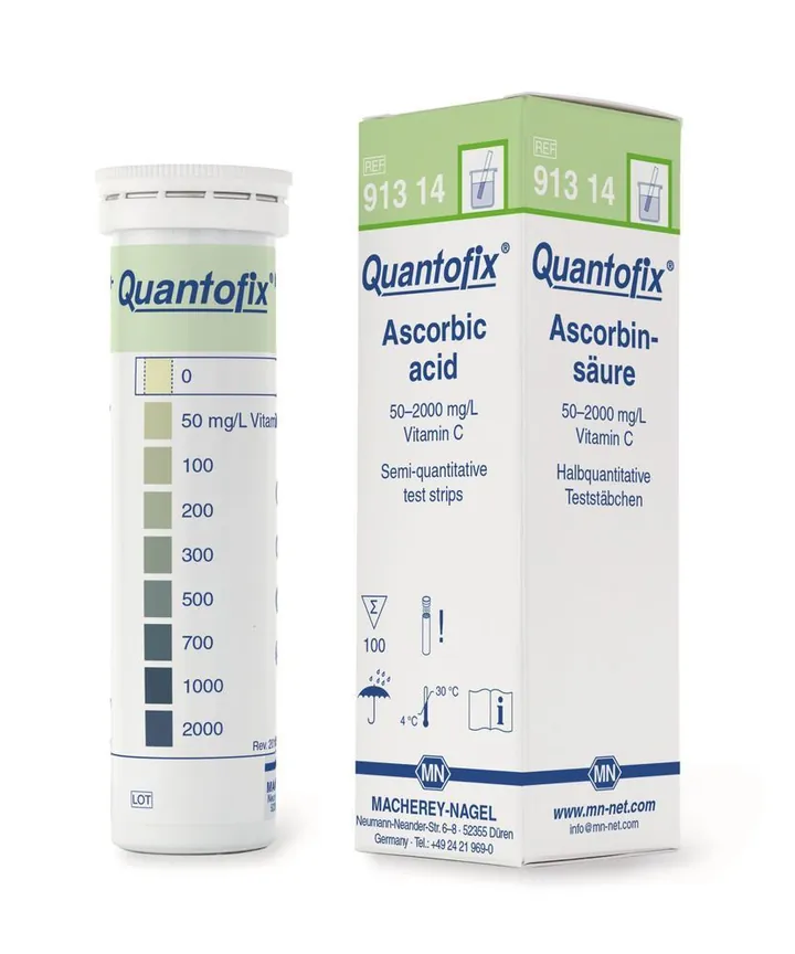 Benzi de testare Quantofix®, acid ascorbic, L 95 x W 6 mm, 100 bucată(ți) — Carl Roth, cod LT42.1
