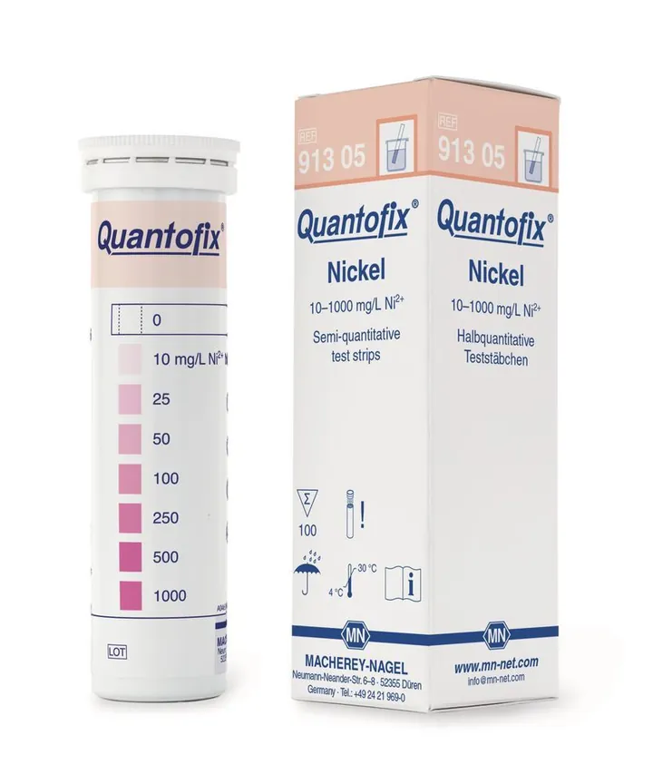 Benzi de testare Quantofix®, nichel, L 95 x W 6 mm, 100 bucată(ți) — Carl Roth, cod LT49.1