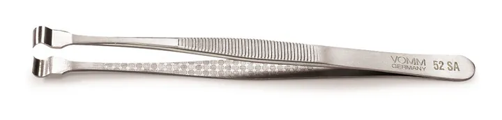Pensetă, oțel inoxidabil 18/10, vârf inelar, L 120 mm, 1 bucată — Carl Roth, cod LX48.1