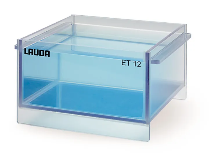 Băi din policarbonat pentru termometre de imersie, până la 100 °C, transparente, volum 6 l — Carl Roth, cod LY03.1