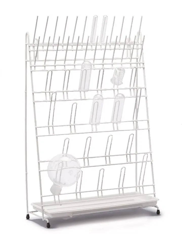Suport Rotilabo®-drying, PE, 24 tije / 20 tije arcuite, H 610 mm, 1 buc. — Carl Roth, cod N143.1