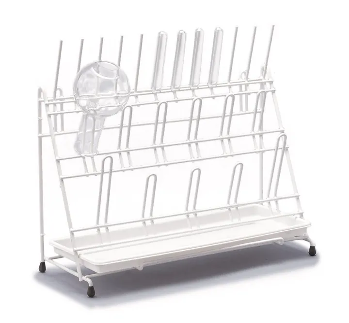 Suport Rotilabo®-drying, PE, 12 tije / 11 tije arcuite, H 300 mm, 1 buc. — Carl Roth, cod N144.1