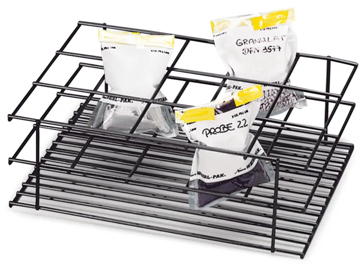 Suport portabil, pentru metal Whirl-Paks®,, 340x270x102 mm, 20 compartimente — Carl Roth, cod N228.1