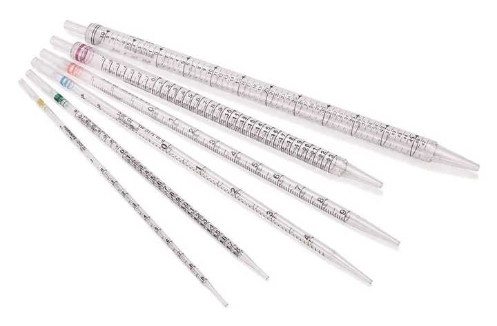 Pipete de unică folosință, standard, galbene, PS, sterile, 25/pachet, L 27-30cm, 1 ml — Carl Roth, cod N232.1