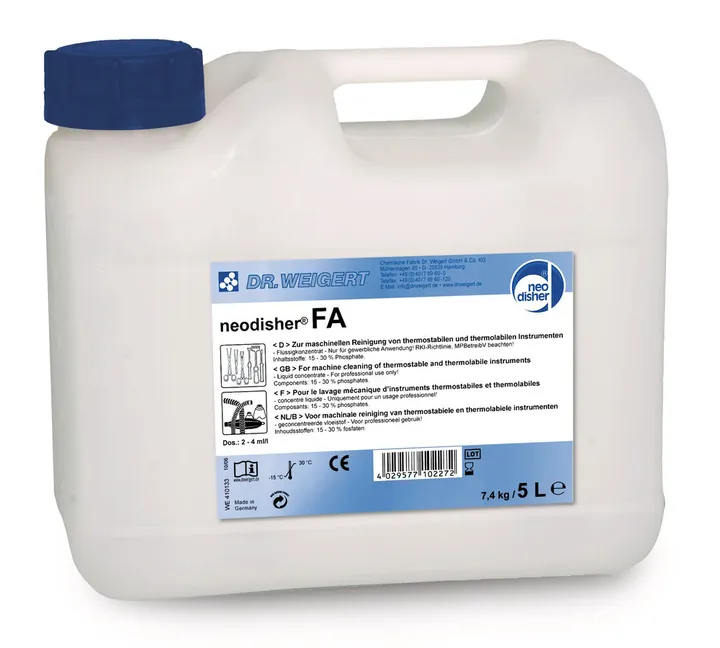neodisher® FA, detergent alcalin slab (lichid), 5 l — Carl Roth, cod N332.1