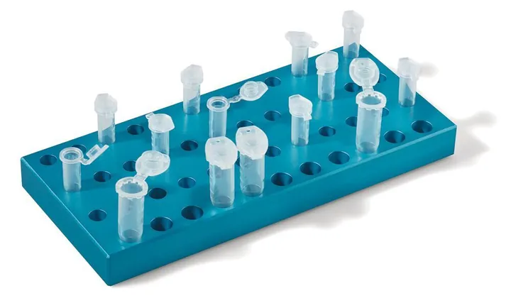 Stativ Rotilabo®-Alu. 5, 36/11 sloturi, pentru tuburi de centrifugă 0.5/1.5 ml, 1 bucată(ți) — Carl Roth, cod N548.1
