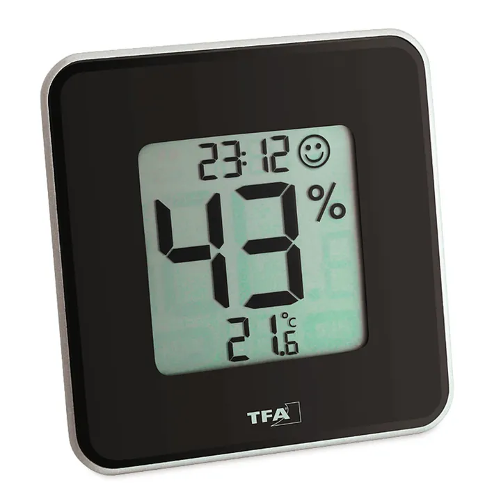 Termohigrometru, 20 - 99 % RH, incl. baterie tip buton CR 2032, 1 bucată — Carl Roth, cod NA63.1