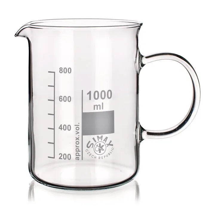 Rotilabo®-beaker cu mâner, 400 ml, Ø exterior 80 mm, H 110 mm, 6 bucăți — Carl Roth, cod NT30.1