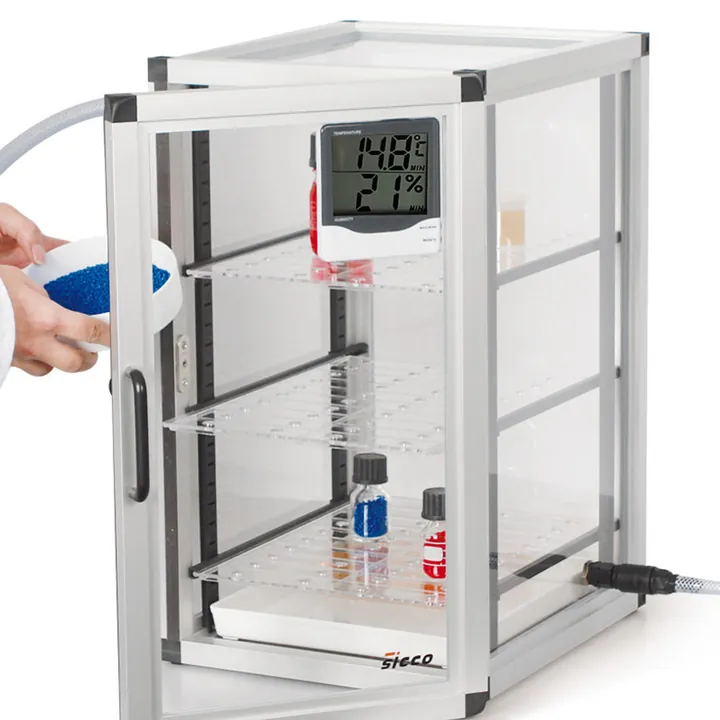 Exicator Super Star pentru gaz inert, 45 l, PMMA, cadru alum., 1 buc. — Carl Roth, cod NX20.1