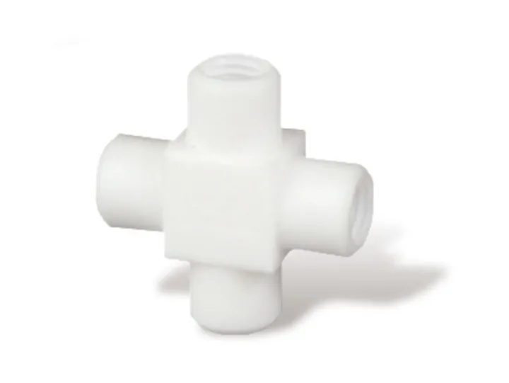 Cuplaje filetate HPLC, formă X, PTFE, UNF, pentru furtunuri Ø exterior 1.6 mm, 1 bucată — Carl Roth, cod NX53.1