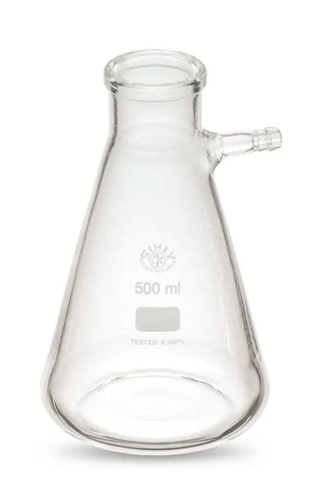 ROTILABO®-suction flacon, 100 ml, sticlă borosilicată, cu racord de furtun din sticlă — Carl Roth, cod NY65.1