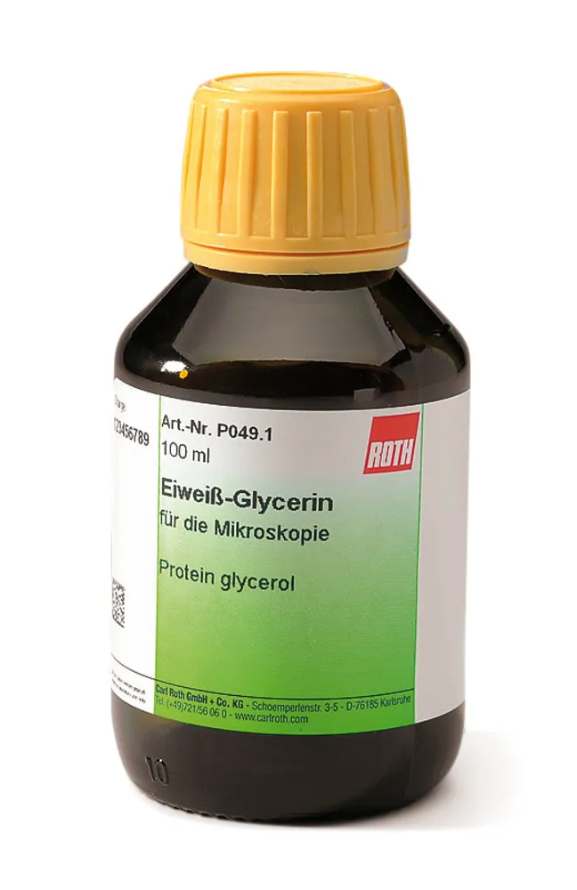 Glicerol proteic, pentru microscopie, gata de utilizare, 100 ml, sticlă — Carl Roth, cod P049.1