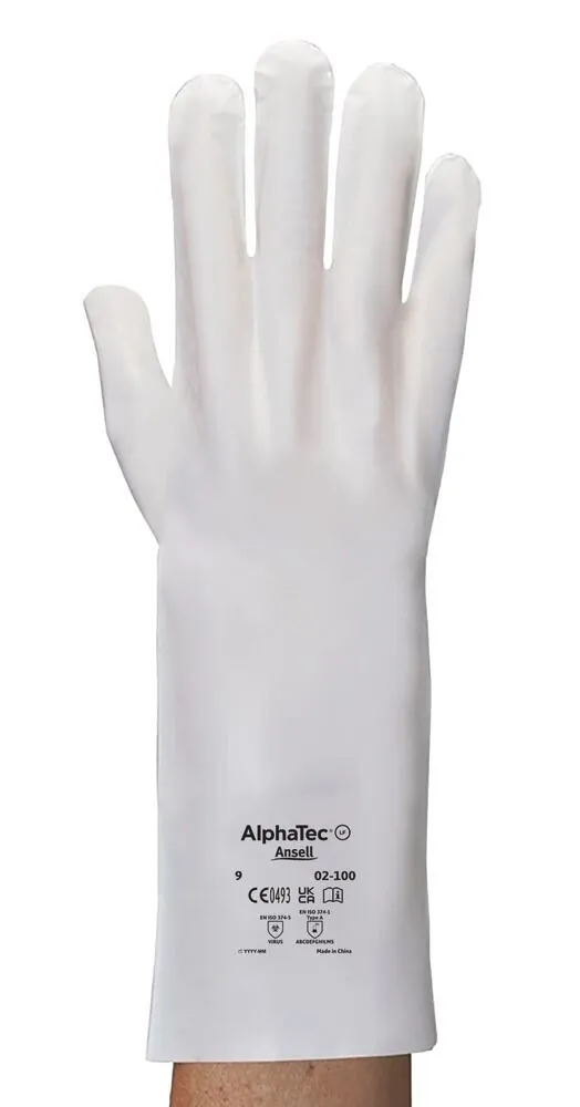 Mănuși de protecție chimică AlphaTec®, 02-100, mărimea 7, lungime 380 mm, 1 pereche — Carl Roth, cod P157.1