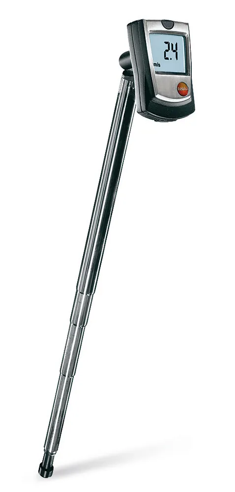 Anemometru testo 405-V1, certificat de calibrare ISO 5 și 10 m/s, 1 buc. — Carl Roth, cod P305.1