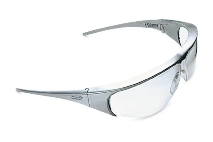 Ochelari de protecție UV millennia®, conf. EN 166/170/172, ramă argintie, 1 bucată — Carl Roth, cod P760.1