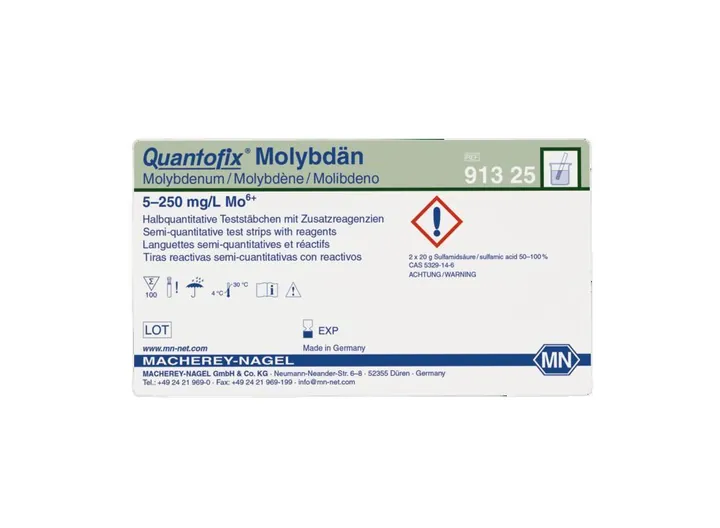 Benzi de testare Quantofix®, molibden, L 95 x l 6 mm, 100 bucăți — Carl Roth, cod P921.1