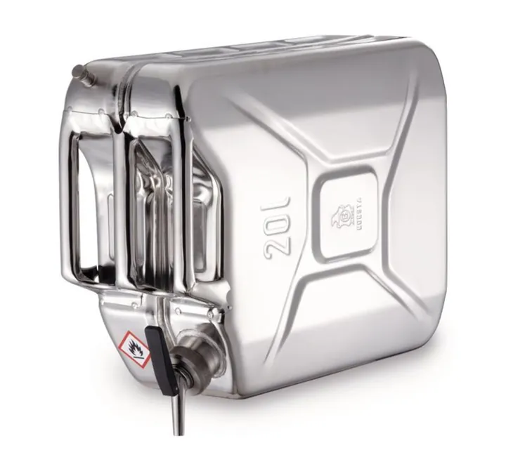 Canistră de siguranță, oțel inoxidabil, cu robinet cu închidere automată, 20 l,, 1 buc. — Carl Roth, cod PC12.1