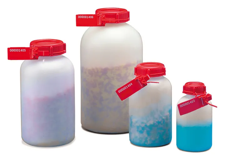 Flacoane cu gură largă sigilabile, HDPE, 250 ml, 25 bucăți — Carl Roth, cod PK54.1