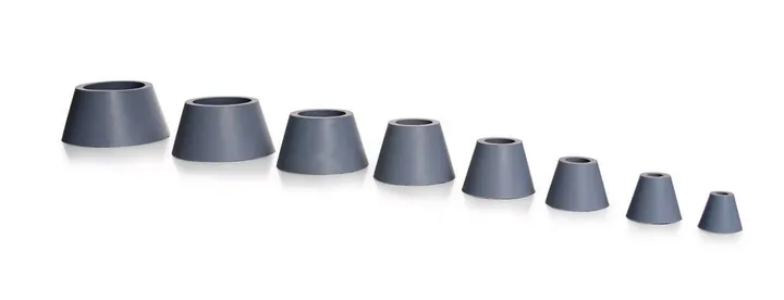 Set GUKO, EPDM, 1 set (8 piese), mărimi, 22 până la 84 mm, 1 set — Carl Roth, cod PK84.1