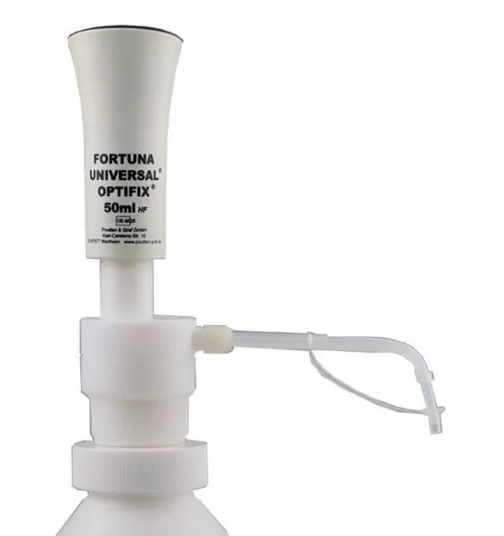Dozator FORTUNA® OPTIFIX® HF, capacitate 10 - 50 ml, 1 bucată — Carl Roth, cod PL20.1