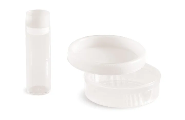 Tub pentru spută cu dopuri de presare, 16 ml, Ø 22 mm, H 62 mm, 1000 bucăți — Carl Roth, cod PT19.1
