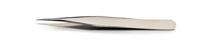 Pensetă cu vârf fin, dreaptă, Remanit 4301. L 120 mm, 1 bucată — Carl Roth, cod PX37.1