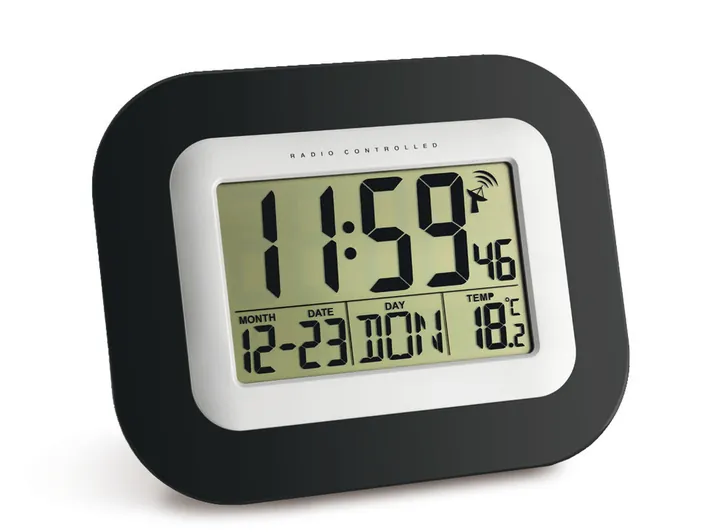 Ceas deșteptător radio XXL, temperatură interioară -10 până la +60 °C, 1 buc. — Carl Roth, cod PY80.1