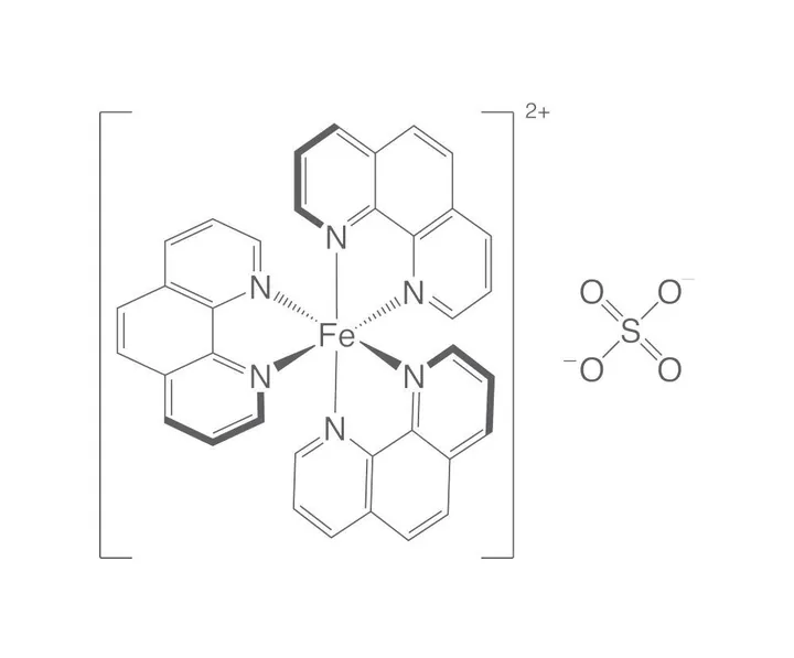 Soluție feroină, 1/40 mol/l indicator redox, 100 ml, sticlă — Carl Roth, cod T132.1