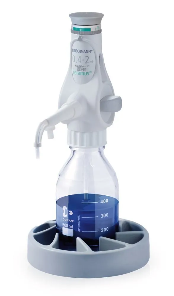 Dozator ceramus®, piston ceramic, volum variabil 0.4 - 2.0 ml — Carl Roth, cod T301.1