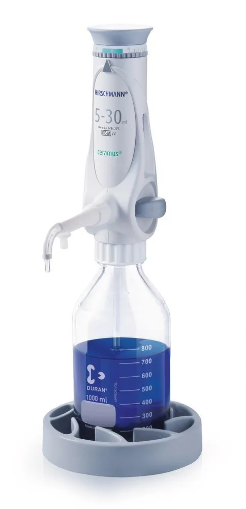 Dozator ceramus®, piston ceramic, volum variabil 5 - 30 ml, 1 buc. — Carl Roth, cod T304.1
