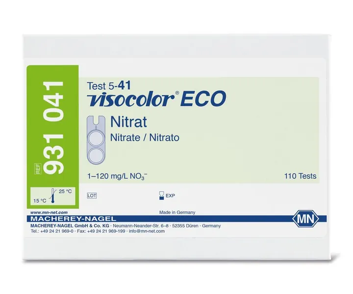 Kit de testare VISOCOLOR® ECO, nitrat NO3-, 1 bucată — Carl Roth, cod T374.1