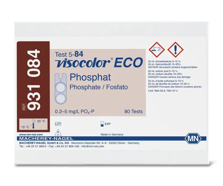 Kit de testare VISOCOLOR® ECO, fosfat PO4-P, 1 bucată — Carl Roth, cod T377.1