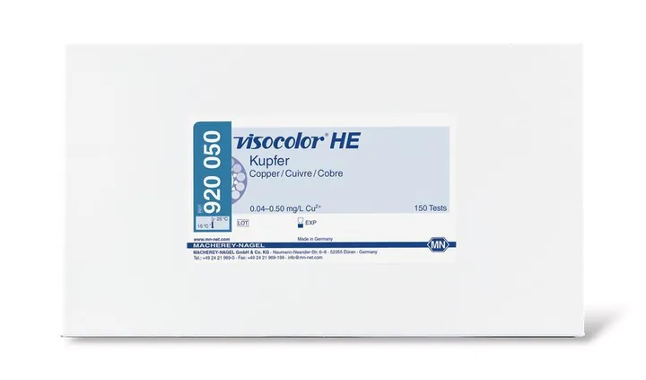 Kit de testare VISOCOLOR® HE, cupru Cu2+, 1 bucată — Carl Roth, cod T383.1