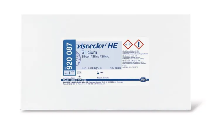Kit de testare VISOCOLOR® HE, siliciu Si, 1 bucată — Carl Roth, cod T389.1