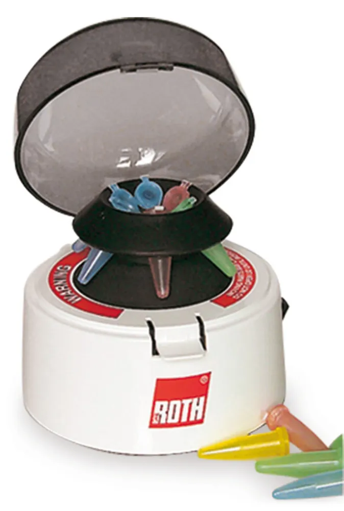 ROTILABO®-mini-centrifuge, pt. 6 tuburi microcen. 1.5/2.0 ml, 1 buc. — Carl Roth, cod T464.1