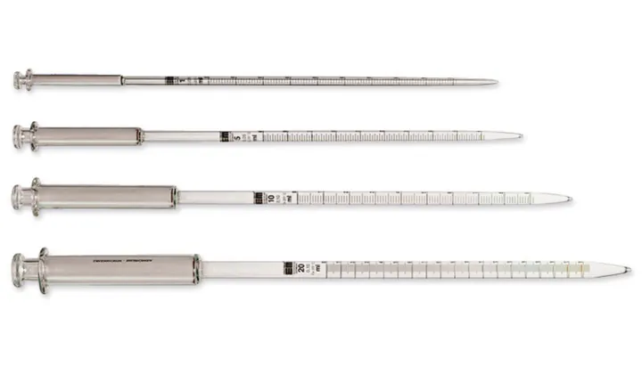 Pipete cu piston de aspirație, gradate maro, subdiviziune AR-GLAS®, 0.02 ml, 2 ml — Carl Roth, cod T743.1