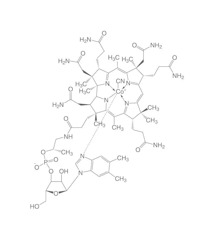 Vitamina B12, min. 96 %, pentru biochimie, 2.5 g, sticlă — Carl Roth, cod T915.3